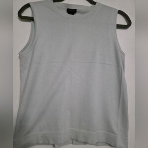 Ann Taylor Factory Light Mint Sleeveless Crewneck Tank